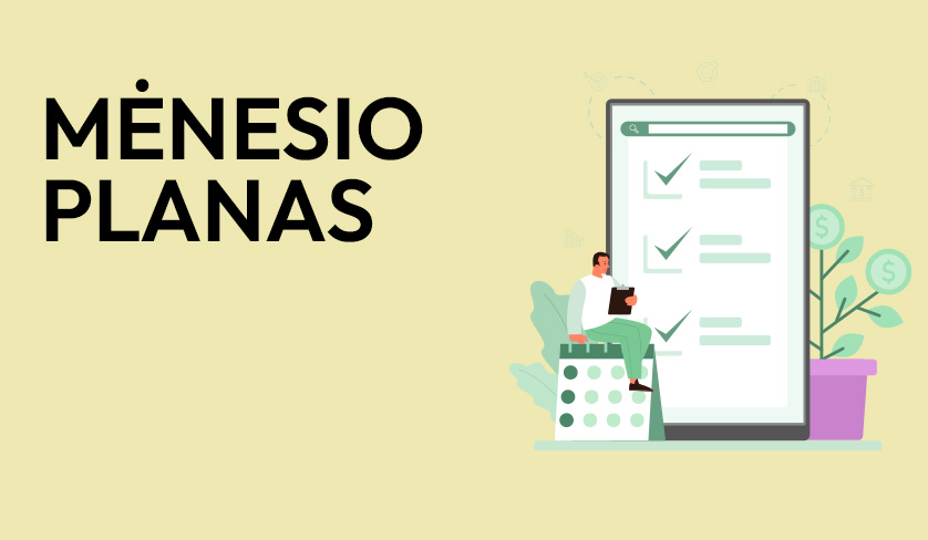 Mėnesio planas