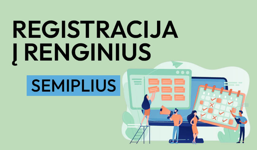 Registracija į renginius